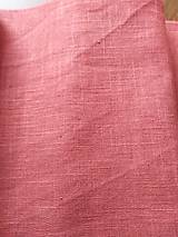 Úžitkový textil - Ľanová štóla terakota 131x32 - 14324961_