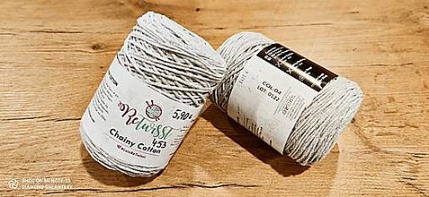 Galantéria - RETWISST CHAINY COTTON (04 - Svetlá Sivá) - 14331003_