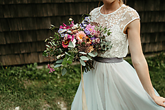 Šaty - Svadobné šaty na gumičky so spodničkovými šatami rôzne farby - 14328000_