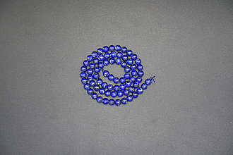 Minerály - Lapis lazuli III. 4-6-8-10-12 (šnúra) (71ks (6mm)) - 14331254_