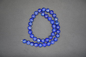 Minerály - Lapis lazuli III. 4-6-8-10-12 (šnúra) (38ks (10mm)) - 14331270_