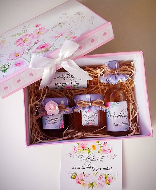 Úložné priestory & Organizácia - Darčeková krabička pre dámu - 14331956_