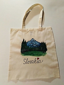 Nákupné tašky - Hory...  Slovakia - maľovaná nákupná taška - 14332535_