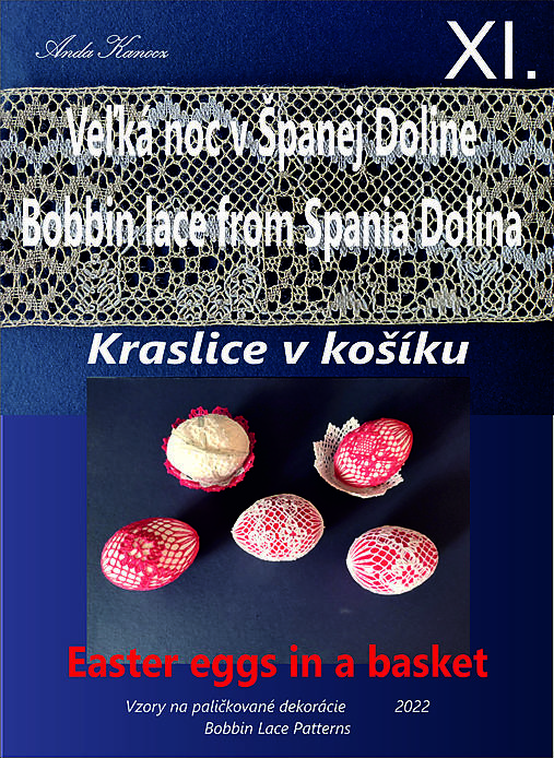 Návody a literatúra - Kraslice v košíku,  vzory na paličkovanie - 14332213_