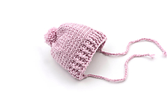 Detské čiapky - VÝPREDAJ! Ružový zimný čepiec EXTRA FINE - 14333474_