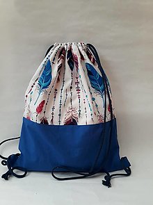 Batohy - Vak - ruksak (Modrá) - 14339434_