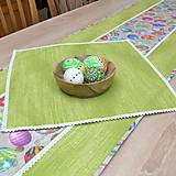 Úžitkový textil - JARMILA - malý štvorcový obrúsok zelený - 14338717_