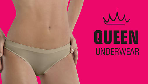 Spodná bielizeň - Nohavičky QUEEN BASIC SKIN - 14337053_