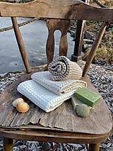 Úžitkový textil - Ľanové uteráky Latte Macchiato - 14338933_