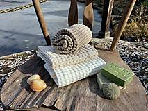 Úžitkový textil - Ľanové uteráky Latte Macchiato - 14338938_