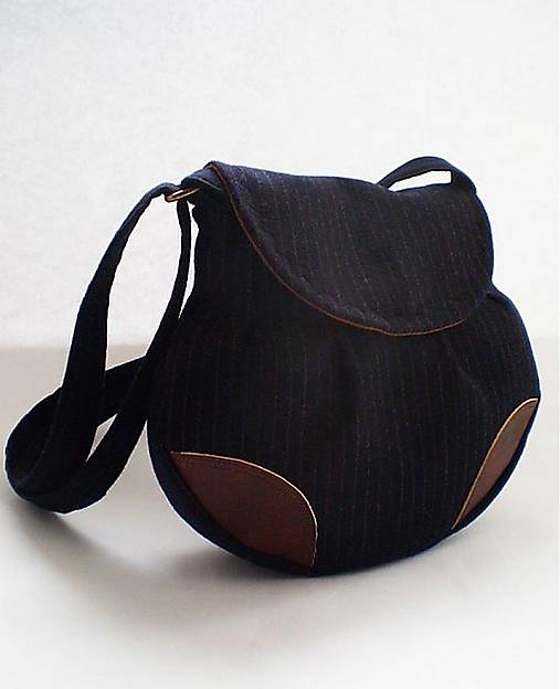  - Čierno-hnedá kabelka na objednávku - 14339780_