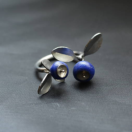 Prstene - Prsten čučoriedky - 14343001_