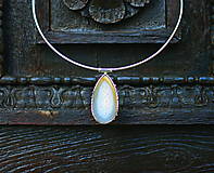 Náhrdelníky - Nerezový náhrdelník..." Feather " - 14347080_
