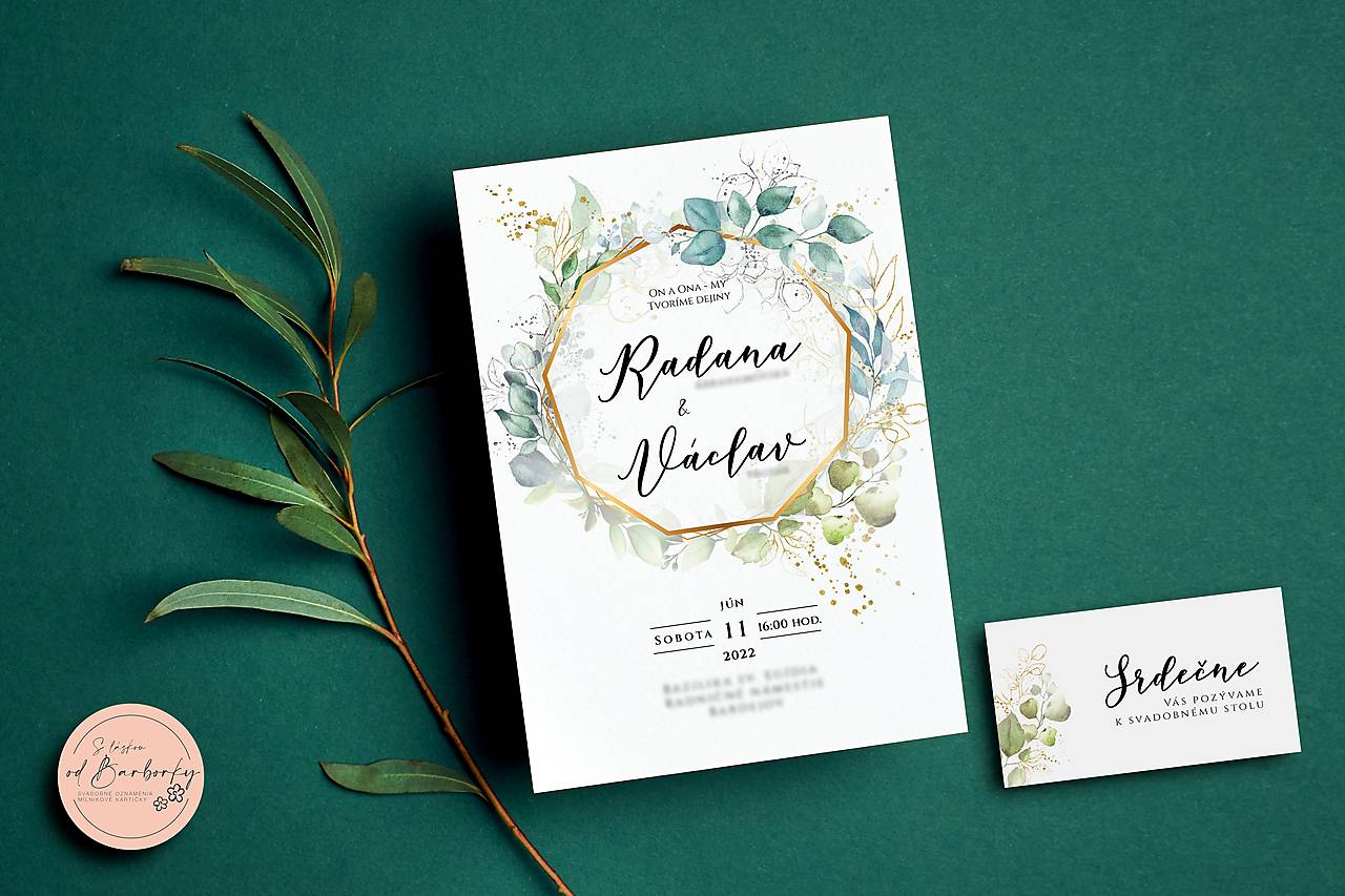 Svadobné oznámenie #99