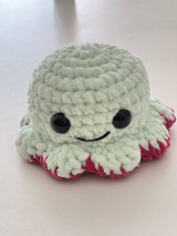 Hračky - Háčkovaná crochet hračka - chobotnica , obojstranná - 14347355_