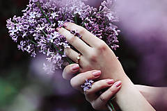 Prstene - Zlatý prsteň s etiópskym opálom(ružové)- Bokeh Rose Gold Opal - 14348783_