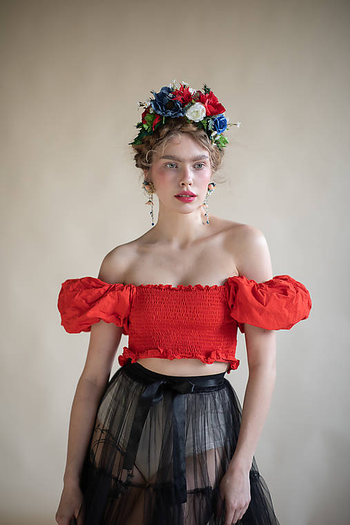 Boho čelenka "Frida" - slovanská svadba