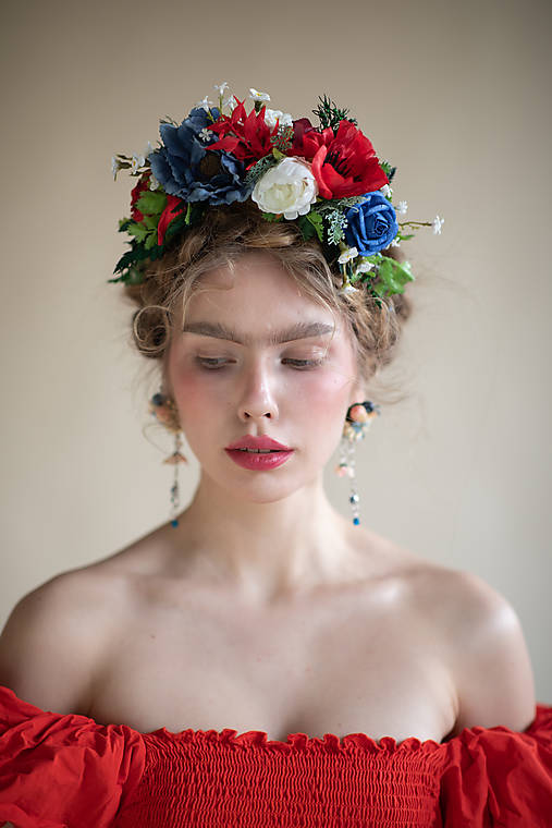 Boho čelenka "Frida" - slovanská svadba