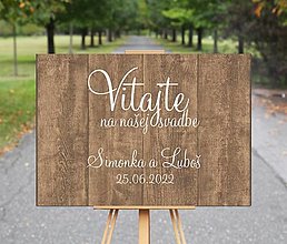 Darčeky pre svadobčanov - Uvítacia tabuľa - 14349738_