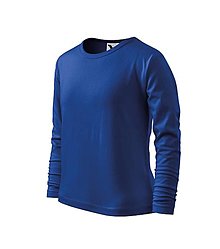 Polotovary - Detské tričko FIT-T LS kráľovská modrá 05 - 14348162_