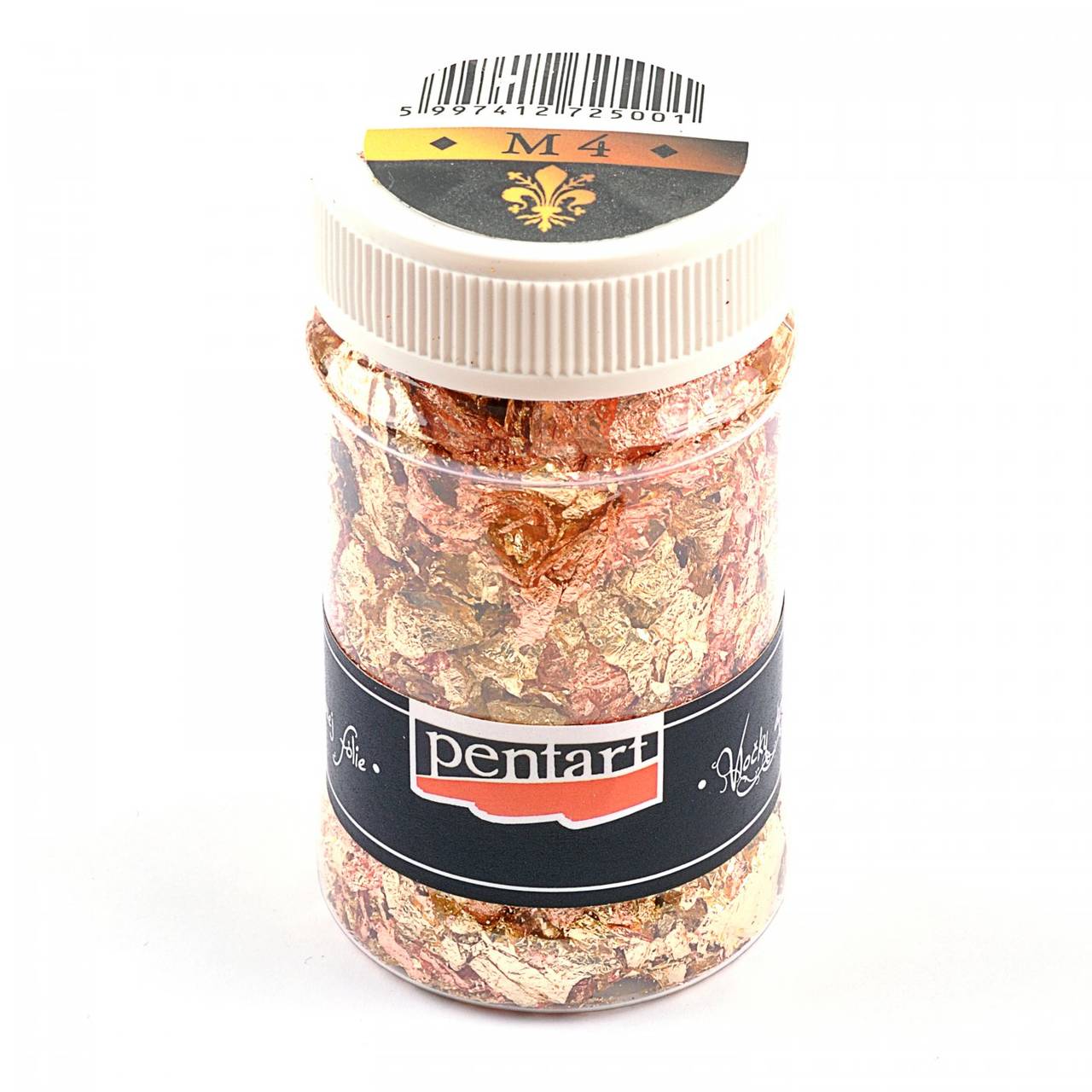 Metalické kúsky, 1g (M4 - zlatá, medená)