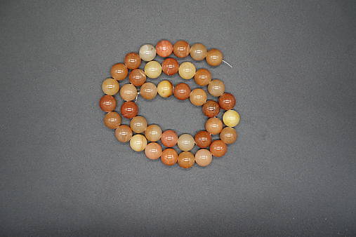 Minerály - Nefrit ("jadeit") topázový 4-6-8-10-12 (39ks (10mm)) - 14352546_