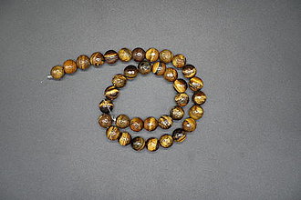 Minerály - Tigrie oko fazetované 4-6-8-10-12 (36ks (10mm)) - 14352744_