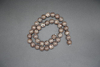 Minerály - Obsidián hnedý vločkový 4-6-8-10-12 (38ks (10mm)) - 14353157_