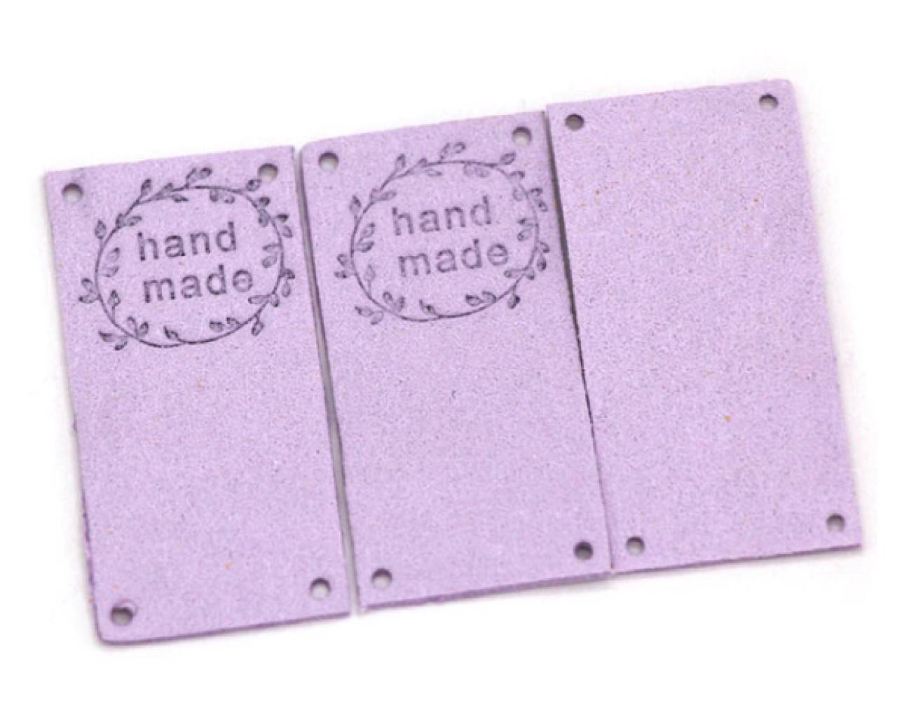 NT101 Koženková nášivka Handmade 5 x 2,5 cm (10.)