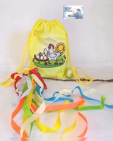Detské tašky - SKLADOM - Batôžtek pre malých šibačov (skladom - Sliepočka) - 14355251_
