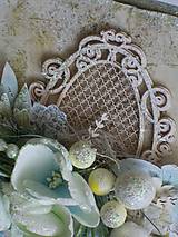Papiernictvo - Jarná dekorácia/pozdrav Veľkonočné vajíčko - 14360606_