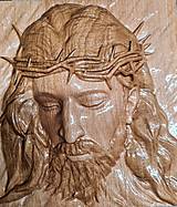 Drevorezba Ježiš,  detail