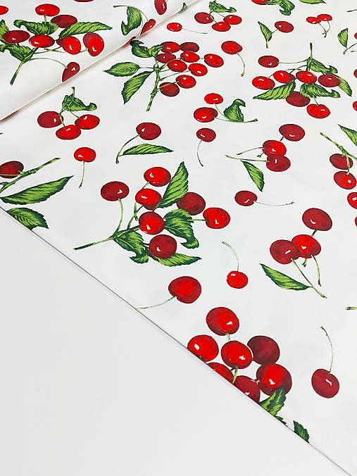Textil - Dekor látka ČEREŠNE - 14358556_