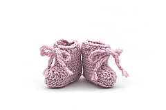 Detské topánky - VÝPREDAJ! Ružové papučky zimné EXTRA FINE - 14359710_