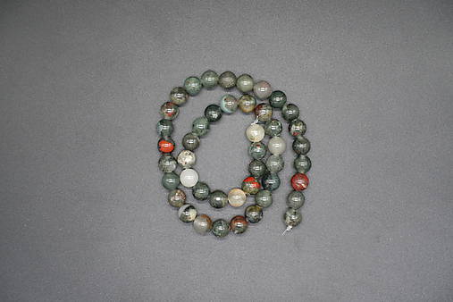 Minerály - Krveľ africký II 4-6-8-10-12 (46ks (8mm)) - 14360303_