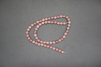 Minerály - Aventurín ružový 4-6-8-10-12 (59ks (6mm)) - 14360490_