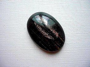 Minerály - Skleněný kabošon - 25 mm, č.33f - 14360296_