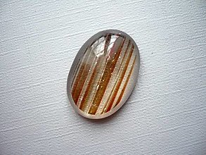 Minerály - Skleněný kabošon - 25 mm, č.5f - 14360327_