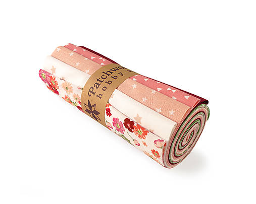 Bavlnené látky - rolka Flowery