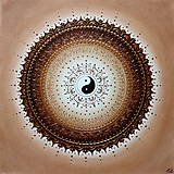 Mandala BALANS (brown) 50 x 50