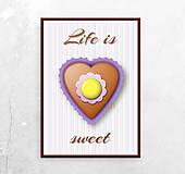 Grafika - Life is sweet - grafika - 14366382_