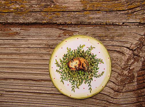 Úložné priestory & Organizácia - nálepky: zvieratkovské (medvedík) - 14371296_