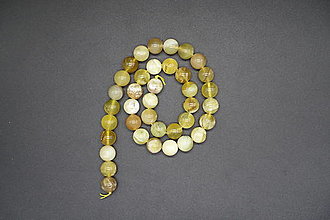 Minerály - Opál žltý 4-6-8-10-12 (38ks (10mm)) - 14372702_