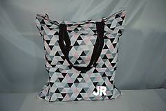 Nákupné tašky - trojuholníky - 14371594_