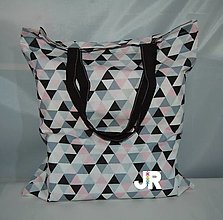 Nákupné tašky - trojuholníky - 14371593_