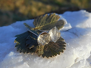 Náušnice - diamond cristalls-diamant-krištáľ II - 14376842_