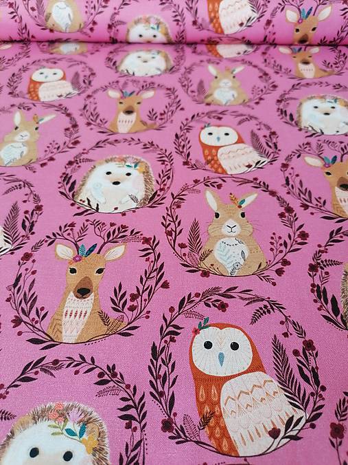 Textil - Bavlnená látka Wild - zvieratká - 14378502_