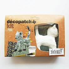 Iný materiál - Sada na décopatch (mačka) - 14377646_