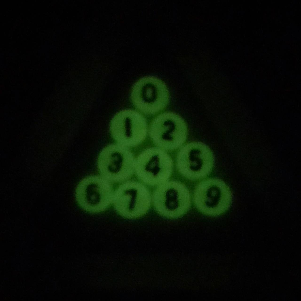 Neónové číslice 7mm-1ks