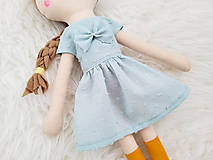Šaty - s mašľou (pre veľkú bábiku)
